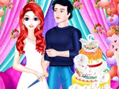Mermaid Girl Wedding Cooking Cake Game