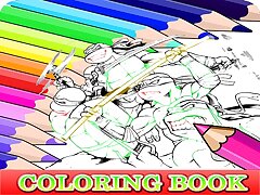 Coloring Book for Ninja Turtle