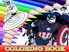 Coloring Book for Captain America
